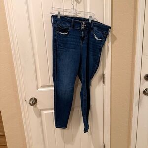 Torrid Dark Blue Skinny Jeans